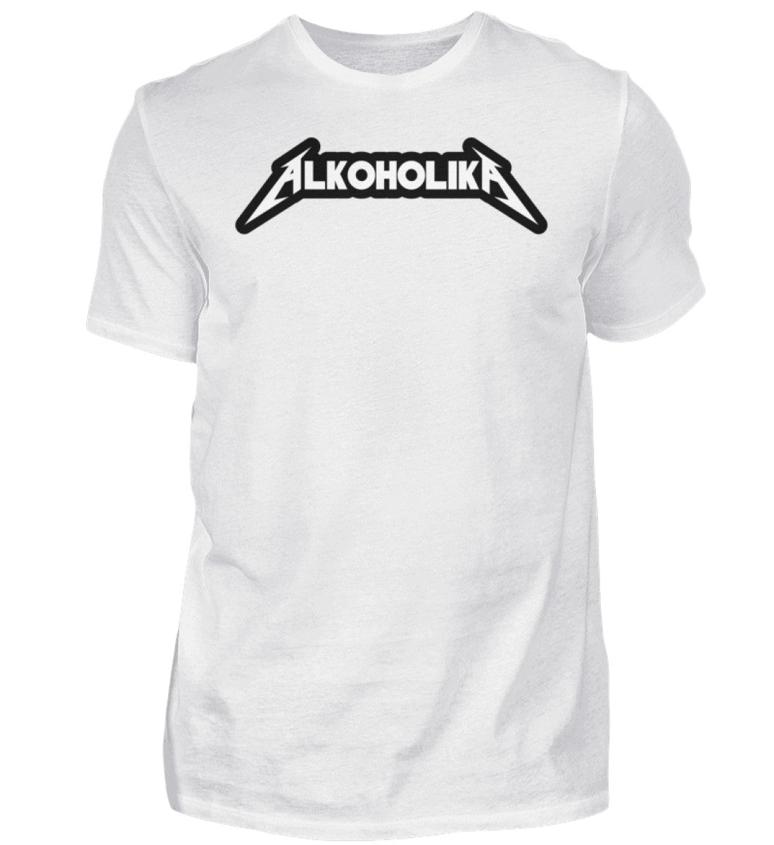 Witzige Herren T-Shirts, Alkoholika - Herren Funhirt 20.00 € Farbe: White WORKSWEAR.DE