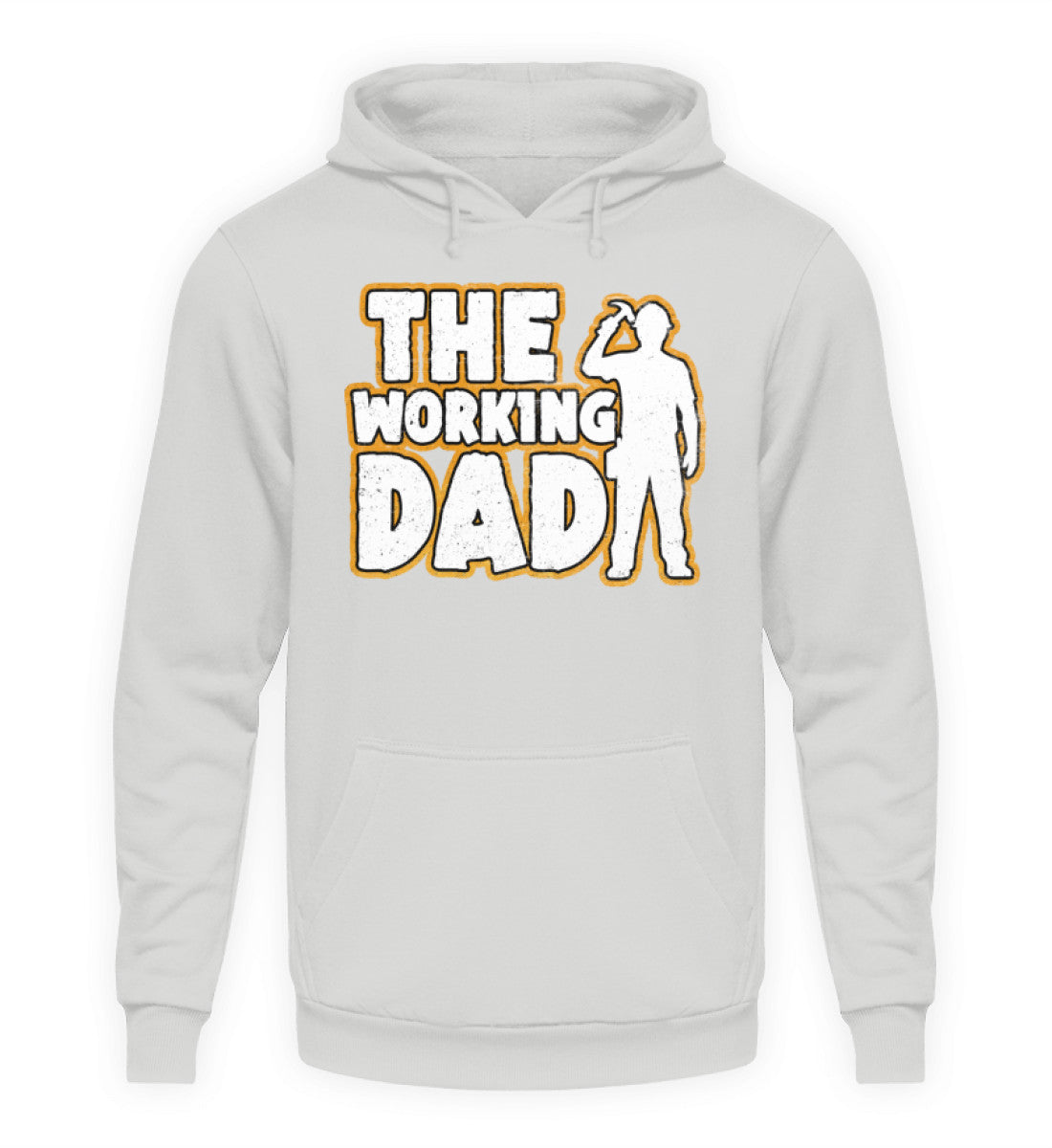 Coole Hoodies, The Working Dad - Fun Hoodie, 40.00 €, Unisex Hoodie, Farbe: Sport Grey, WORKSWEAR.DE