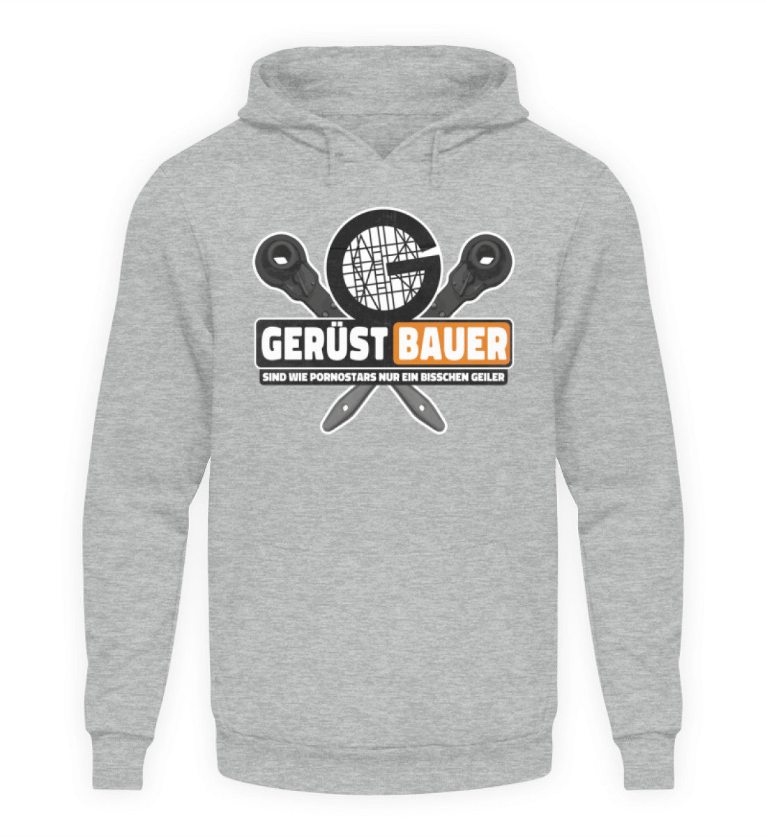 Gerüstbauer - Hoodie, 44.95 €, Unisex Hoodie Farbe: Heather Sport Grey,