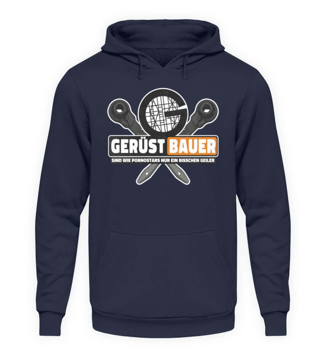 Gerüstbauer - Hoodie, 44.95 €, Unisex Hoodie Farbe: Oxford Navy,