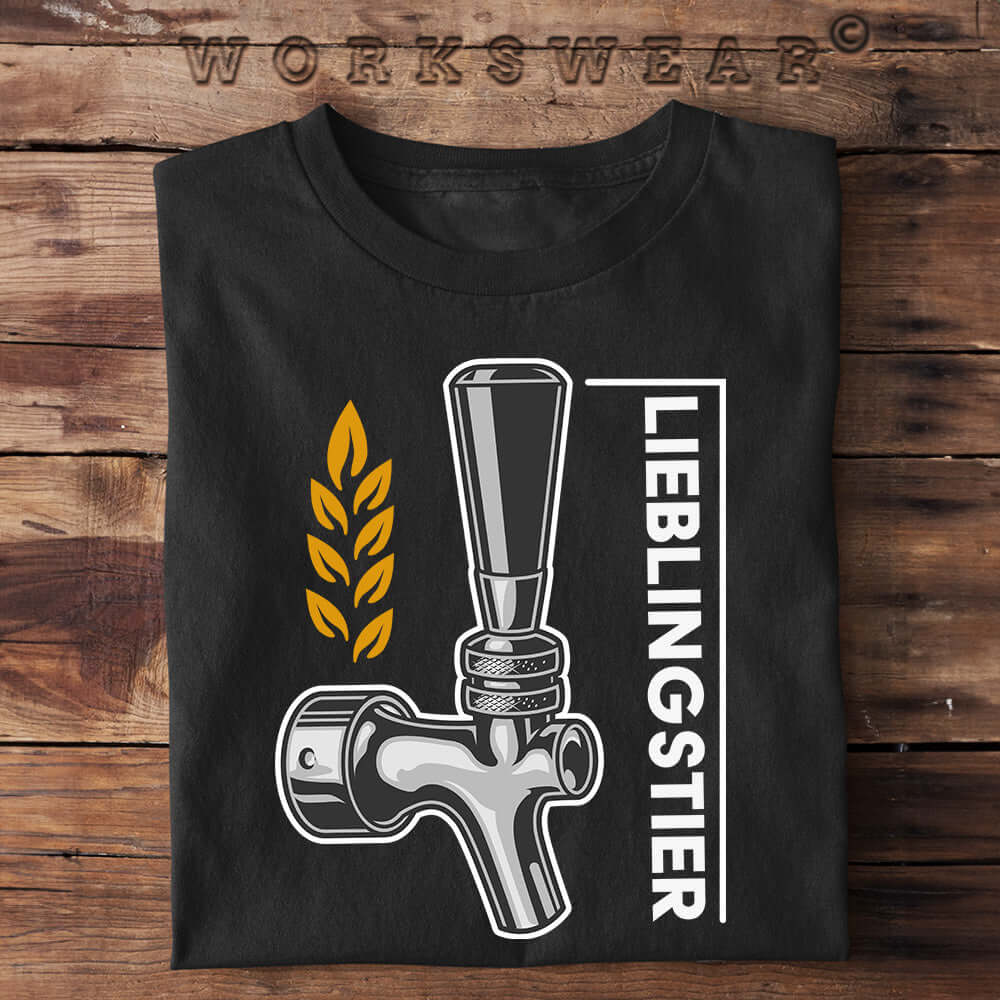 Witzige Herren T-Shirts, Lieblingstier - Herren Funhirt 20.00 € Farbe: Black WORKSWEAR.DE