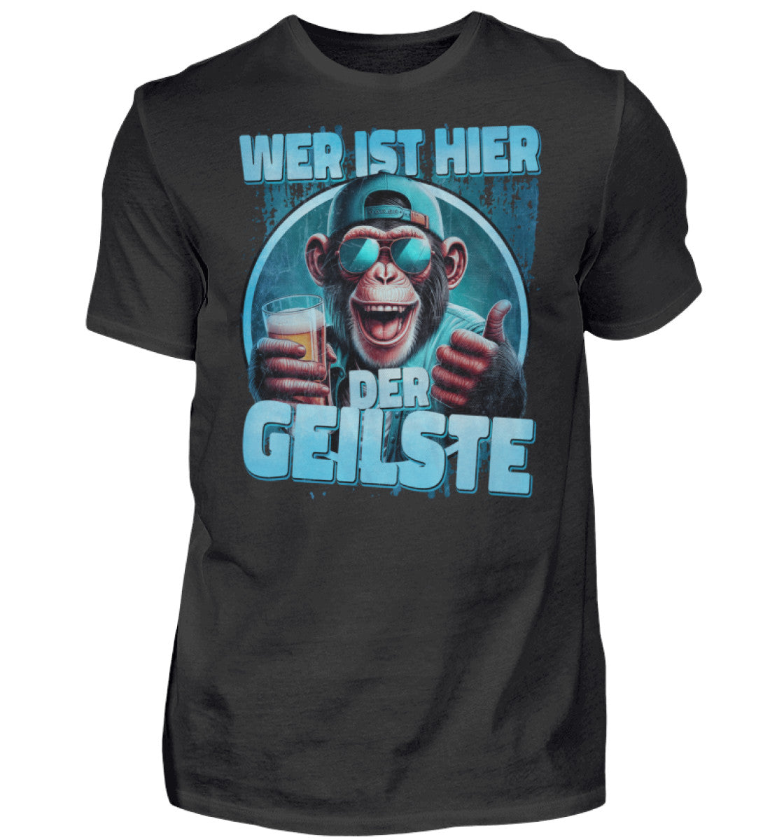 Witzige Herren T-Shirts, Wer ist hier der Geilste - Fun T-Shirt 20.00 € Farbe: Black WORKSWEAR.DE