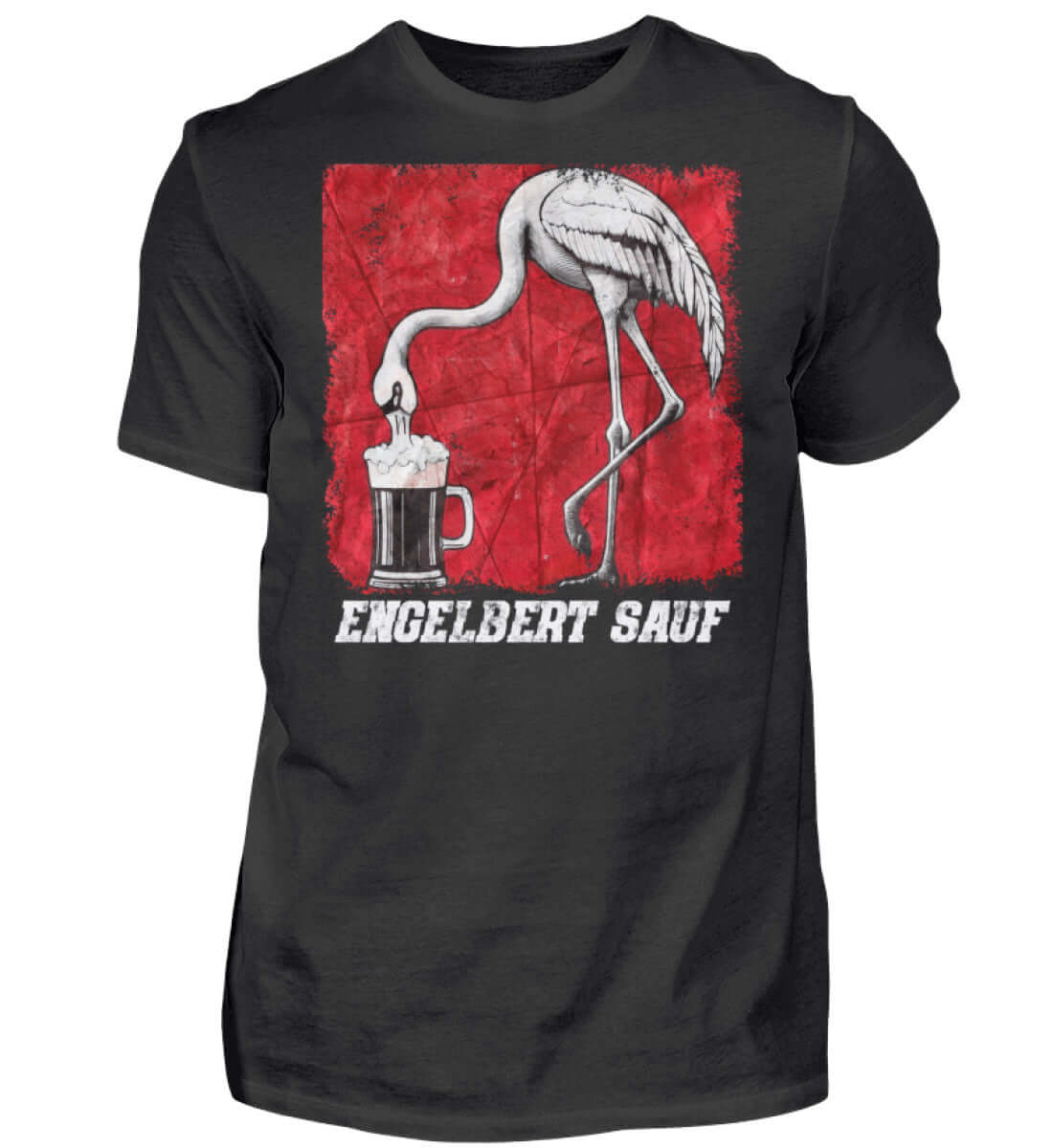 Witzige Herren T-Shirts, ENGELBERT SAUF - Herren Funshirt 20.00 € Farbe: Black WORKSWEAR.DE