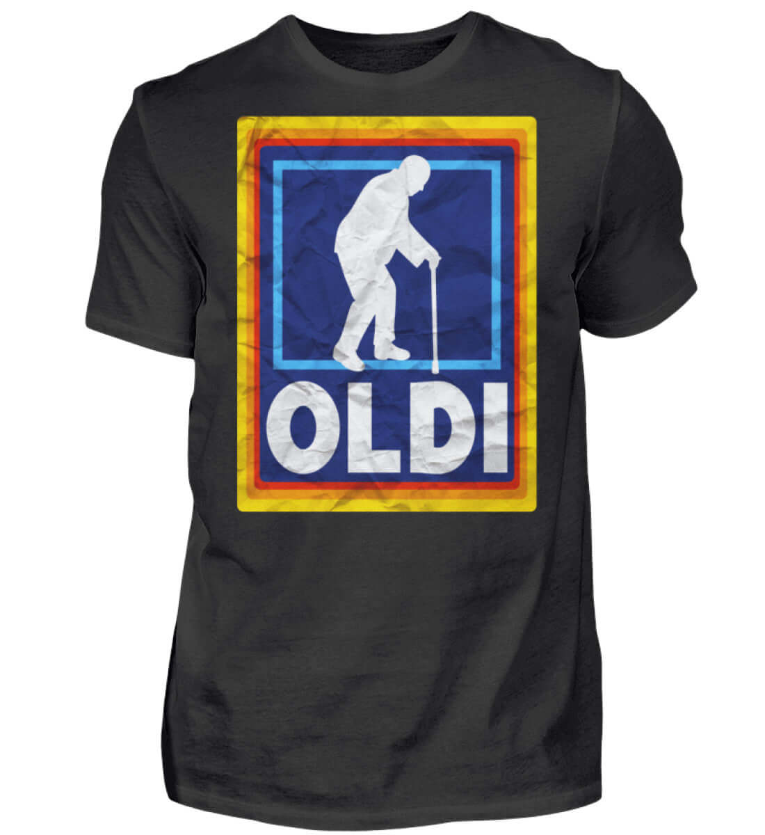 Witzige Herren T-Shirts, OLDI - Herren Funshirt 20.00 € Farbe: Black WORKSWEAR.DE