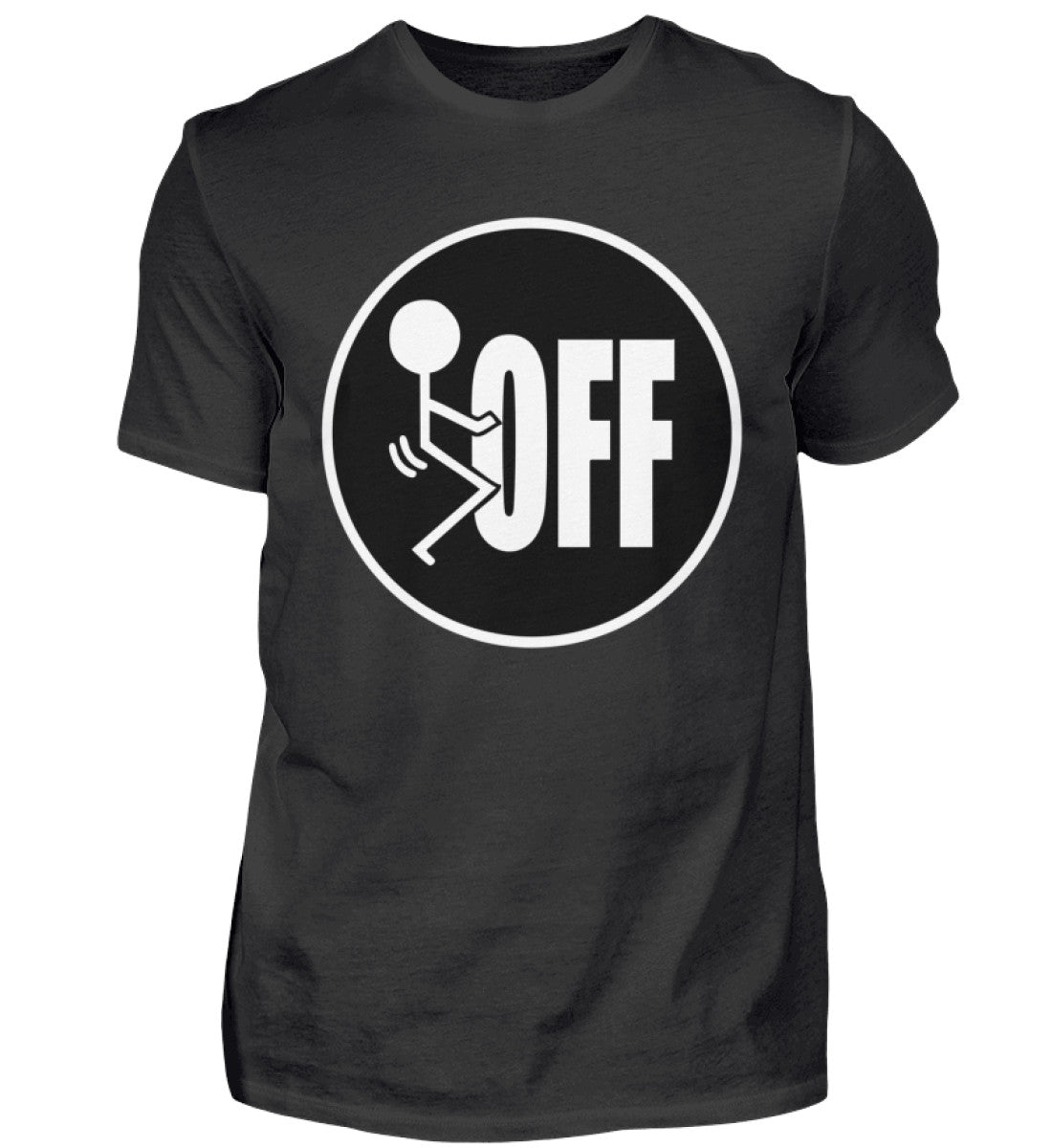 Witzige Herren T-Shirts, Fuck OFF - Herren Funshirt 20.00 € Farbe: Black WORKSWEAR.DE