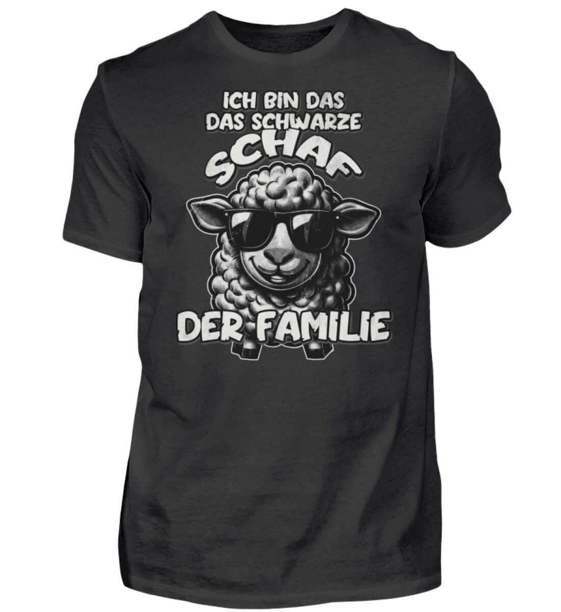 Witzige Herren T-Shirts, Das Schwarze Schaf - Fun T-Shirt 20.00 € Farbe: Black WORKSWEAR.DE