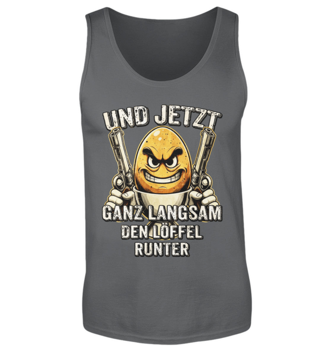 Löffel runter - Herren Tanktop, Herren Tank-Top Farbe: Charcoal (Solid 24.95 €