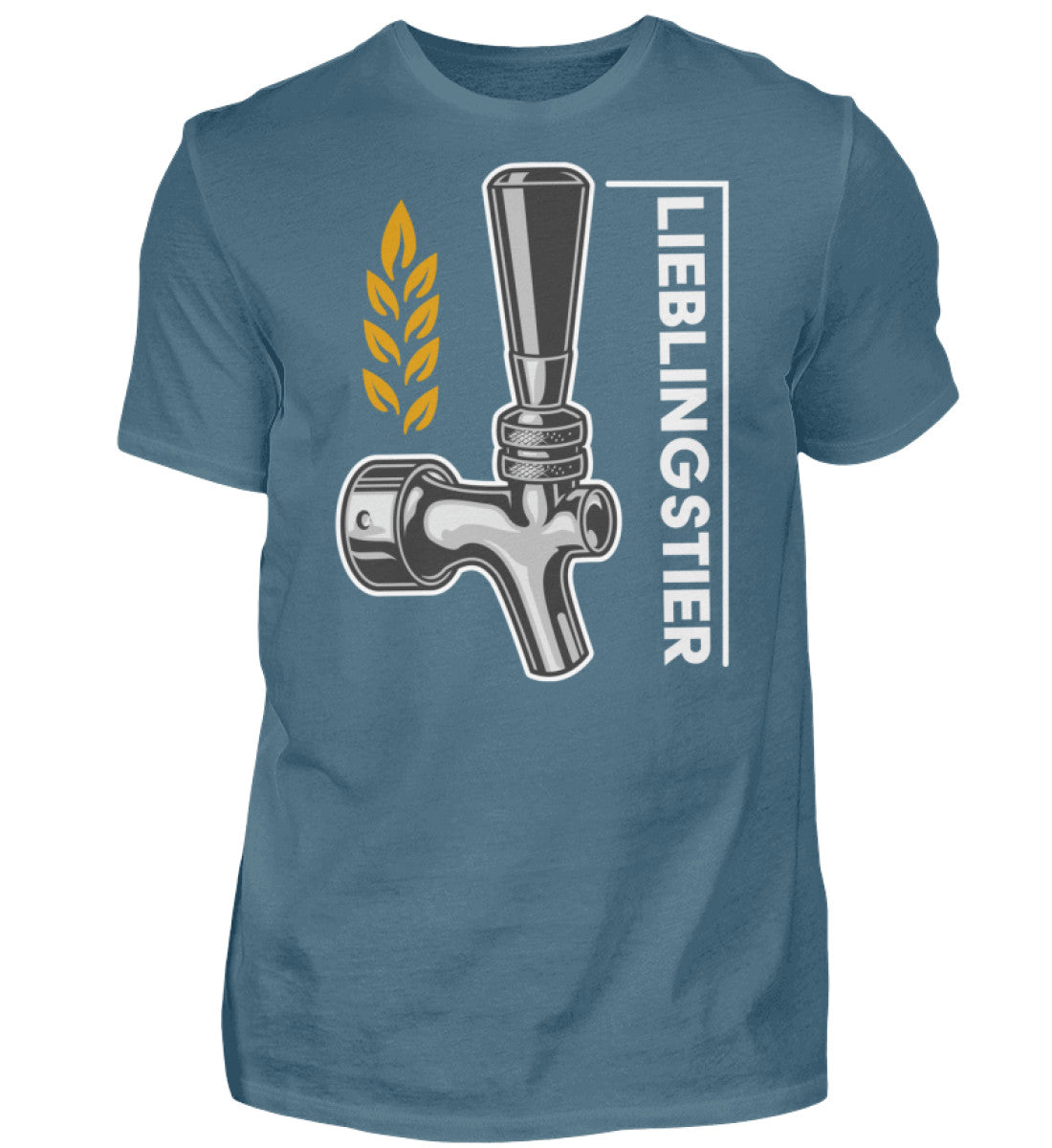 Witzige Herren T-Shirts, Lieblingstier - Herren Funhirt 20.00 € Farbe: Stone Blue WORKSWEAR.DE