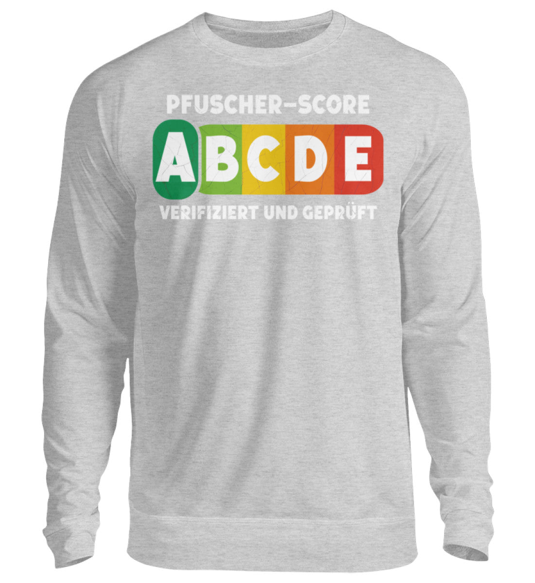 Lustige Pullover, Pfuscher Score - Pullover, 39.95 €, Unisex Sweatshirt, Farbe: Heather Grey, WORKSWEAR.DE