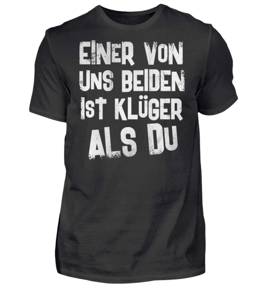 Witzige Herren T-Shirts, KLÜGER ALS DU - Herren Funshirt 20.00 € Farbe: Black WORKSWEAR.DE
