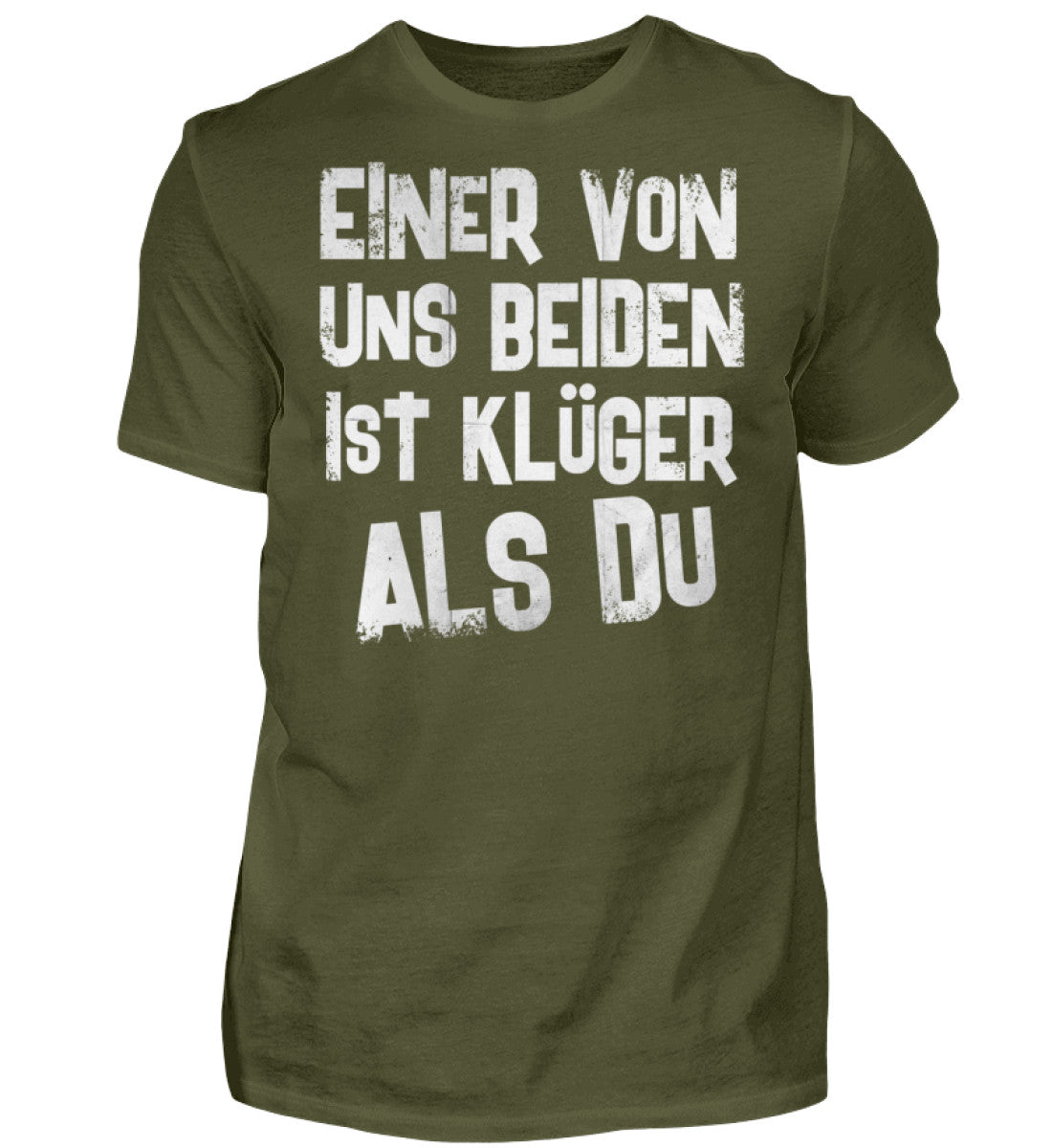 Witzige Herren T-Shirts, KLÜGER ALS DU - Herren Funshirt 20.00 € Farbe: Urban Khaki WORKSWEAR.DE