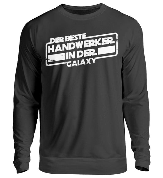Lustige Pullover, Der beste Handwerker II - Pullover, 39.95 €, Unisex Sweatshirt, Farbe: Deep Black, WORKSWEAR.DE