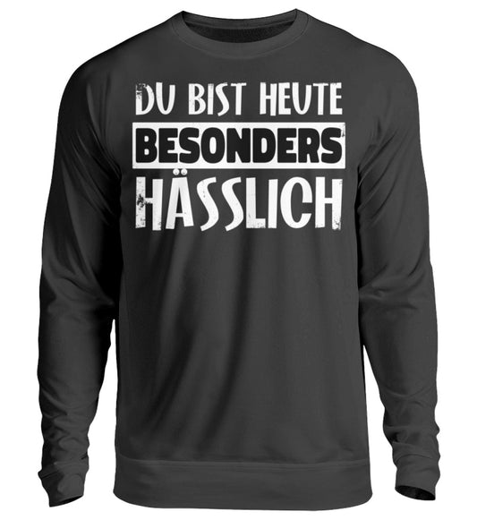 Lustige Pullover, Besonders Hässlich - Pullover, 39.95 €, Unisex Sweatshirt, Farbe: Deep Black, WORKSWEAR.DE