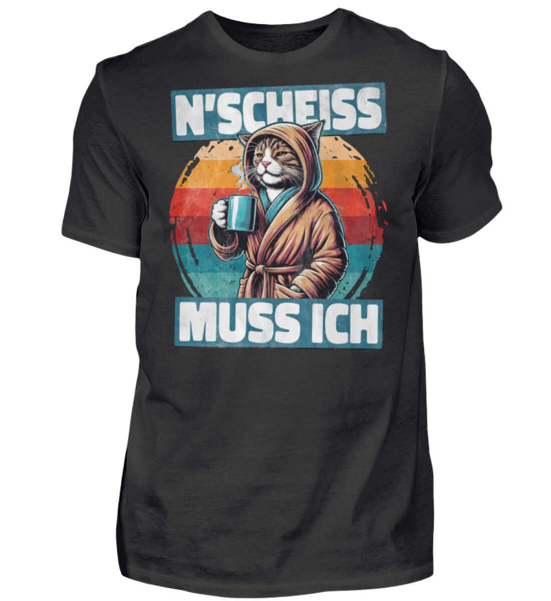 Witzige Herren T-Shirts, N' SCHEISS MUSS ICH II - Fun T-Shirt 20.00 € Farbe: Black WORKSWEAR.DE