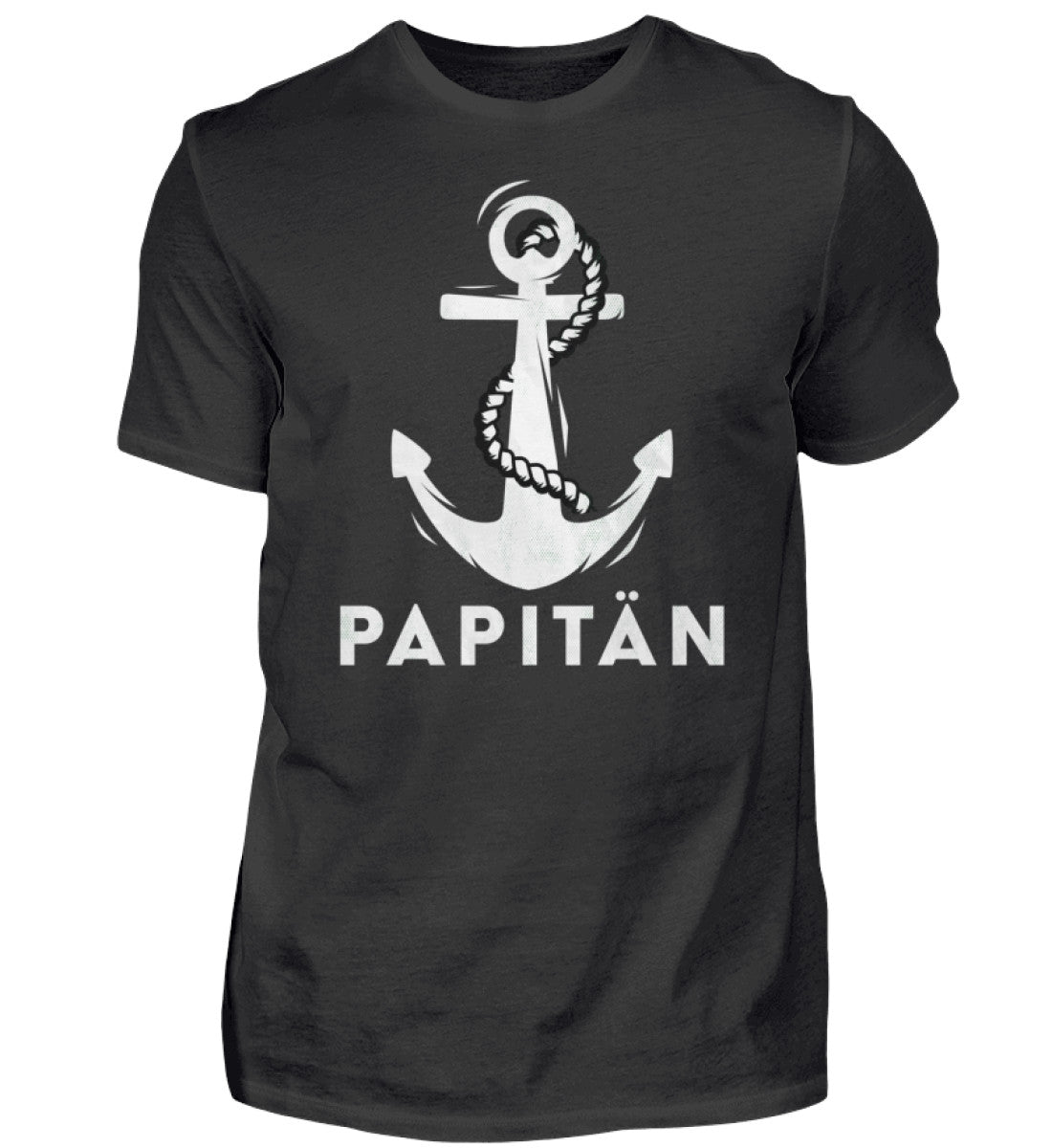 Witzige Herren T-Shirts, Papitän - Herren Fun T- Shirt 20.00 € Farbe: Black WORKSWEAR.DE