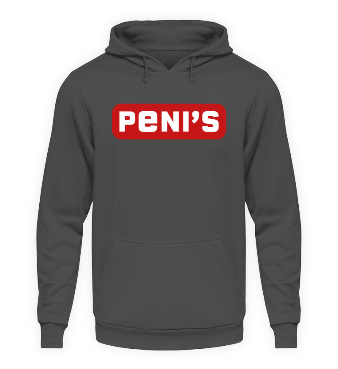 Coole Hoodies, Peni's - Fun Hoodie, 40.00 €, Unisex Hoodie, Farbe: Steel Grey (Solid), WORKSWEAR.DE