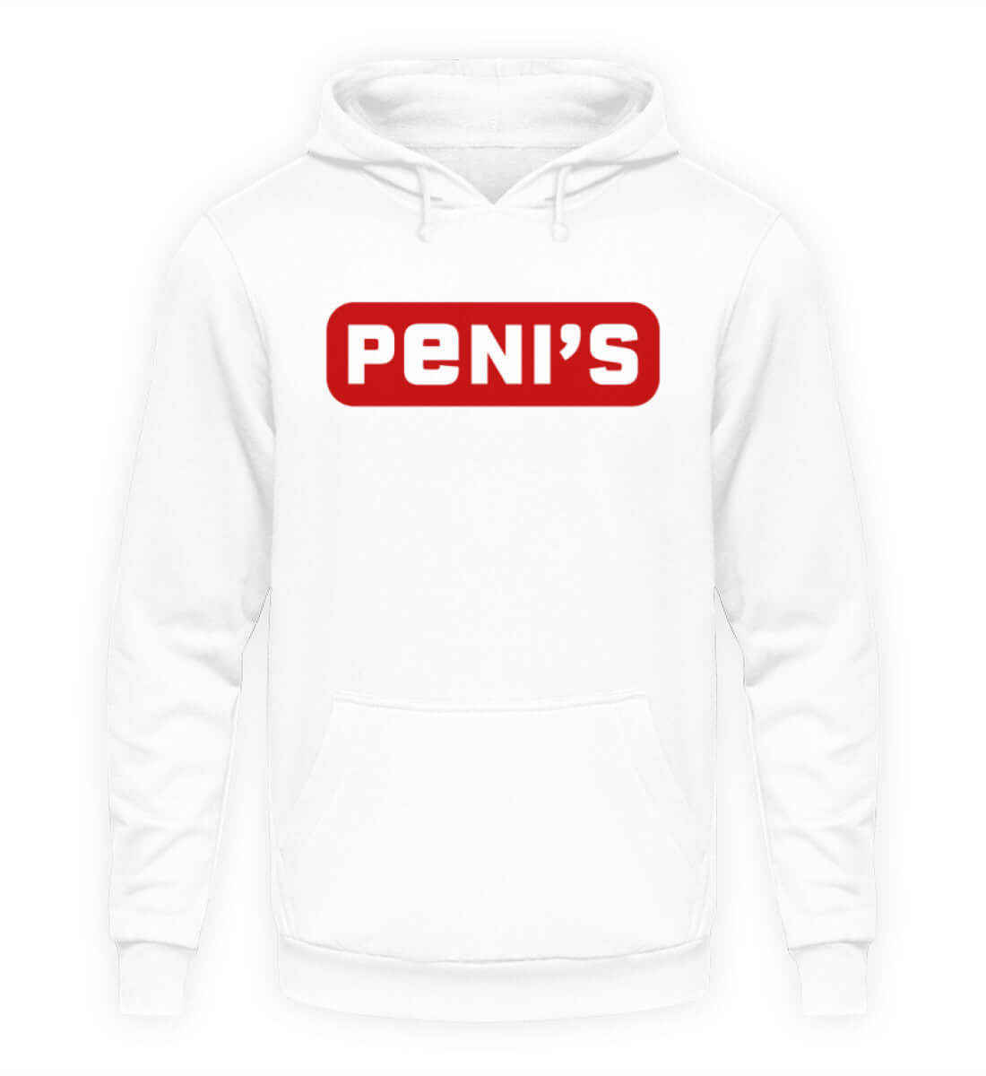 Coole Hoodies, Peni's - Fun Hoodie, 40.00 €, Unisex Hoodie, Farbe: Arctic White, WORKSWEAR.DE