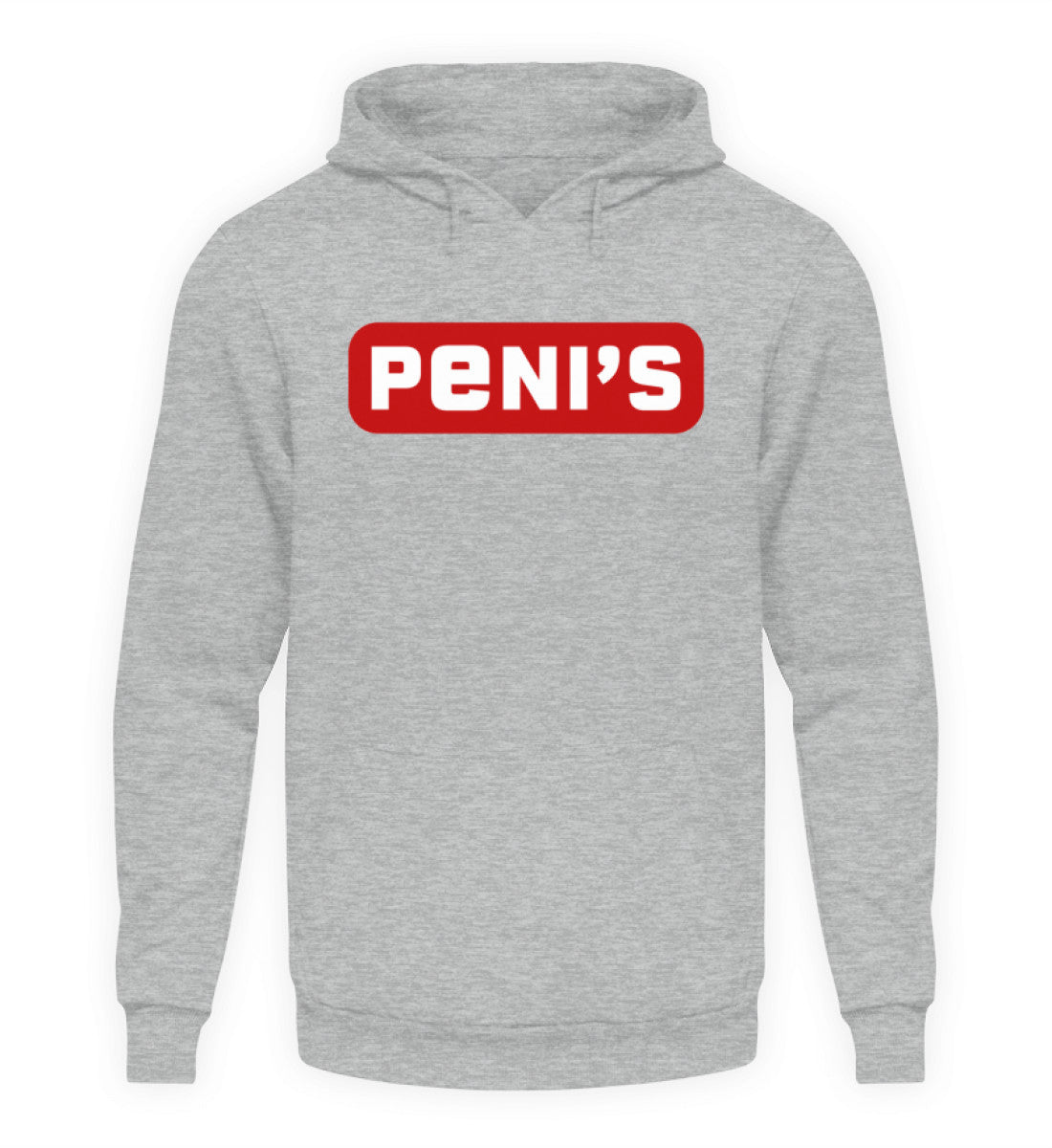 Coole Hoodies, Peni's - Fun Hoodie, 40.00 €, Unisex Hoodie, Farbe: Heather Sport Grey, WORKSWEAR.DE