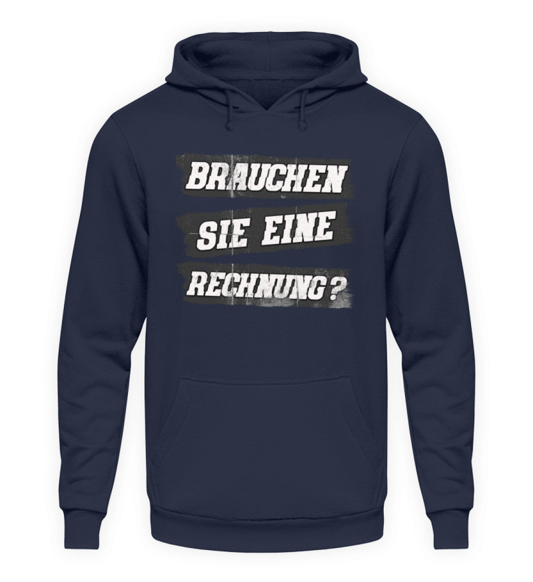 Coole Hoodies, Brauchen Sie eine Rechnung - Hoodie, 40.00 €, Unisex Hoodie, Farbe: Oxford Navy, WORKSWEAR.DE