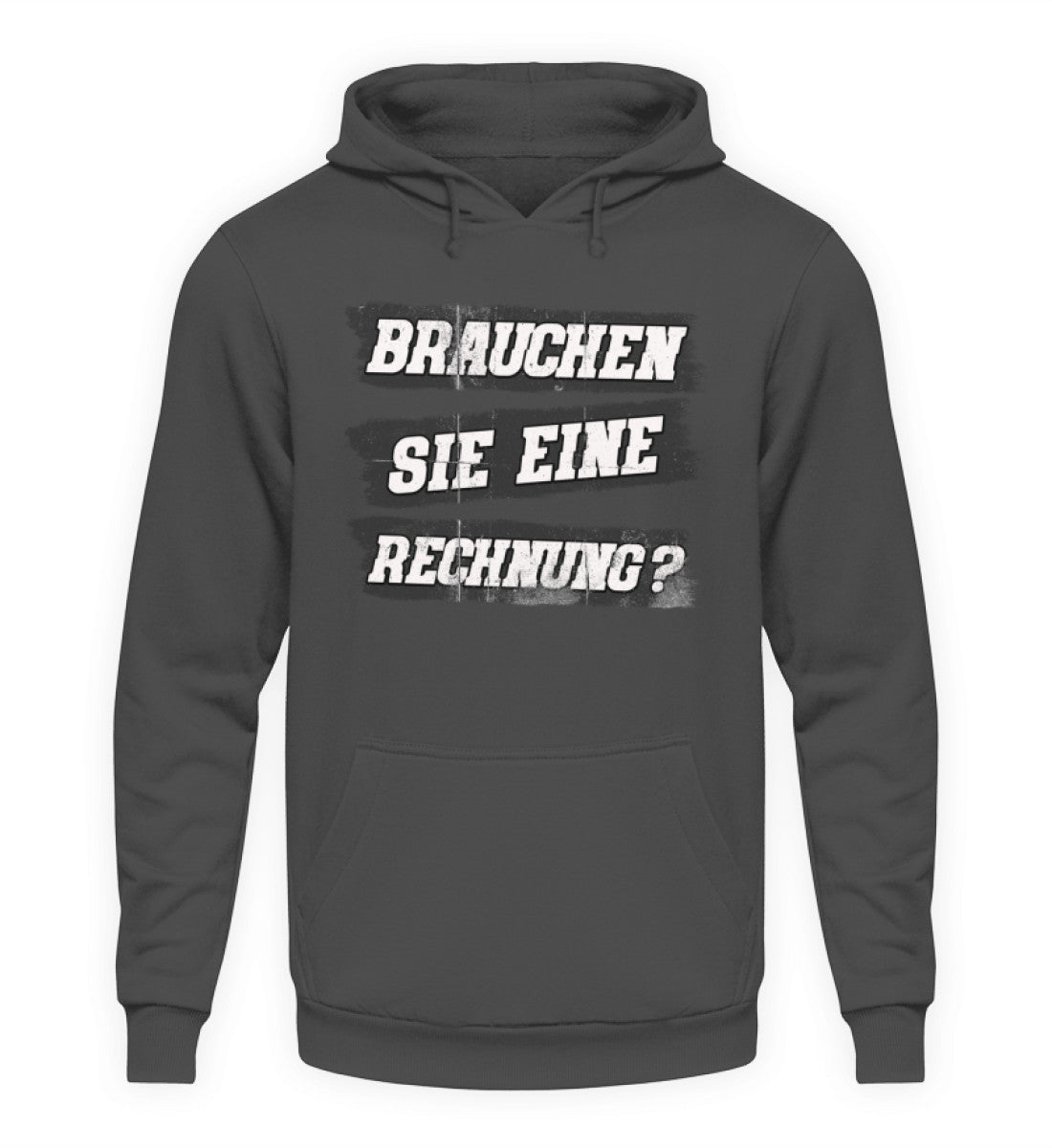 Coole Hoodies, Brauchen Sie eine Rechnung - Hoodie, 40.00 €, Unisex Hoodie, Farbe: Steel Grey (Solid), WORKSWEAR.DE
