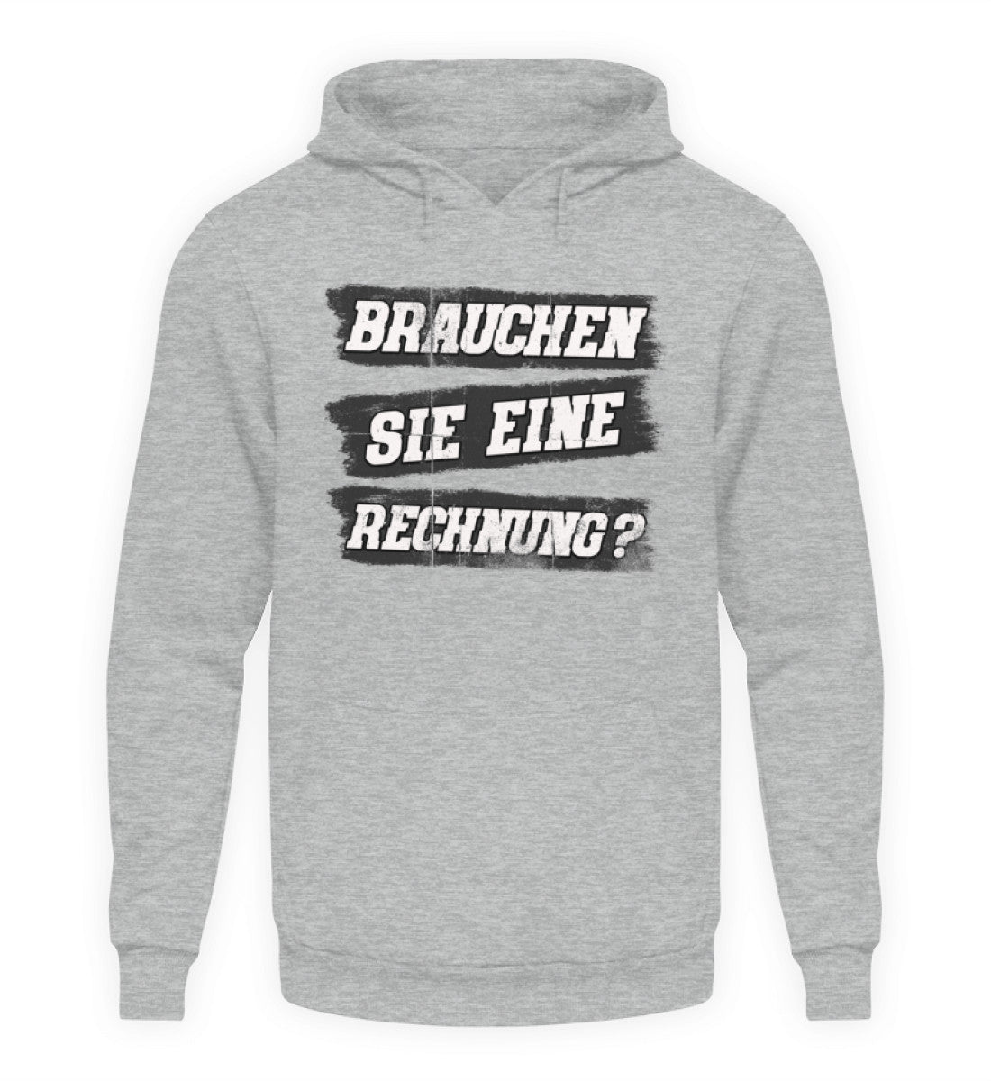 Coole Hoodies, Brauchen Sie eine Rechnung - Hoodie, 40.00 €, Unisex Hoodie, Farbe: Heather Sport Grey, WORKSWEAR.DE