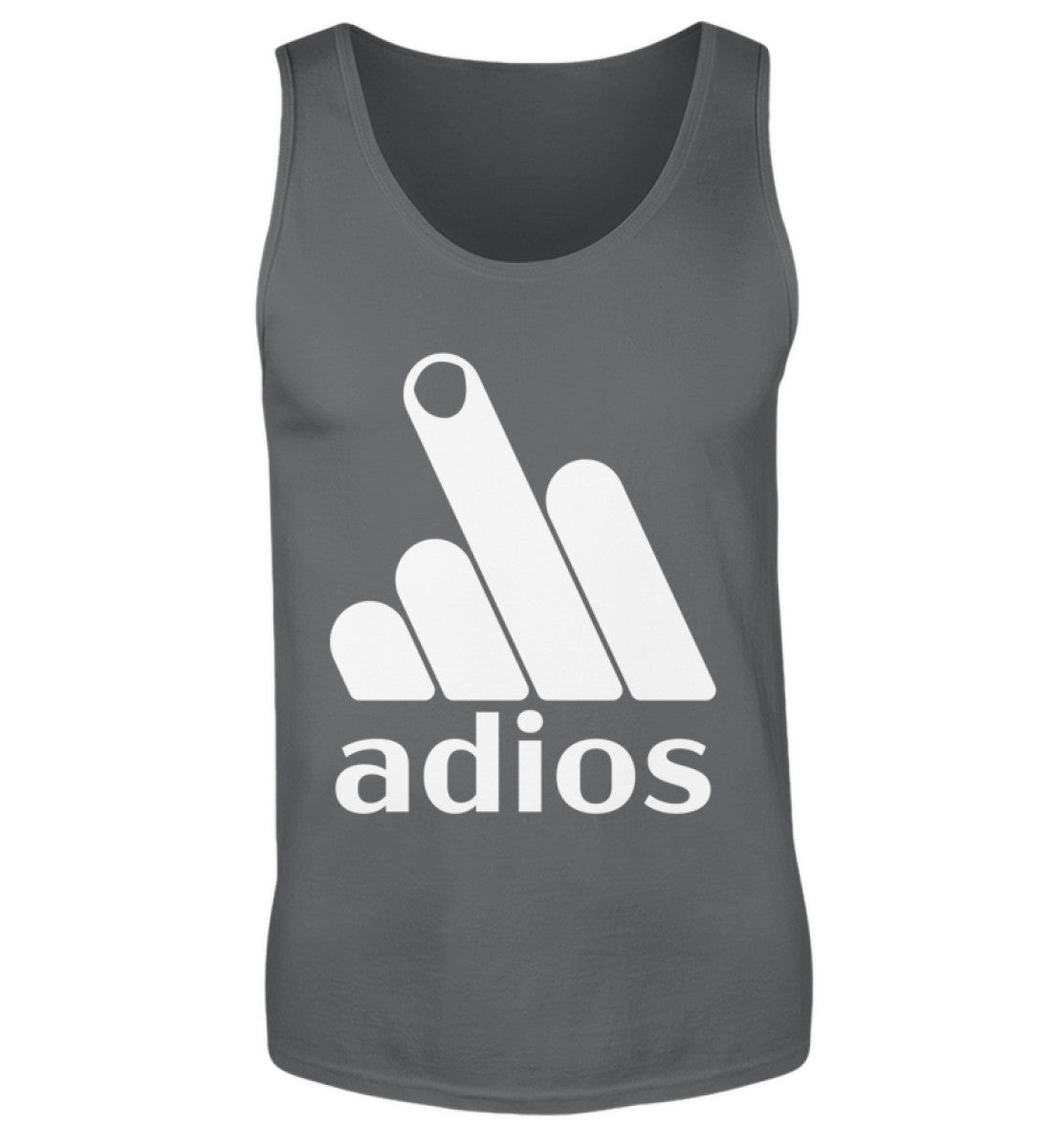 Adios - Herren Tanktop, Herren Tank-Top Farbe: Charcoal (Solid 24.95 €