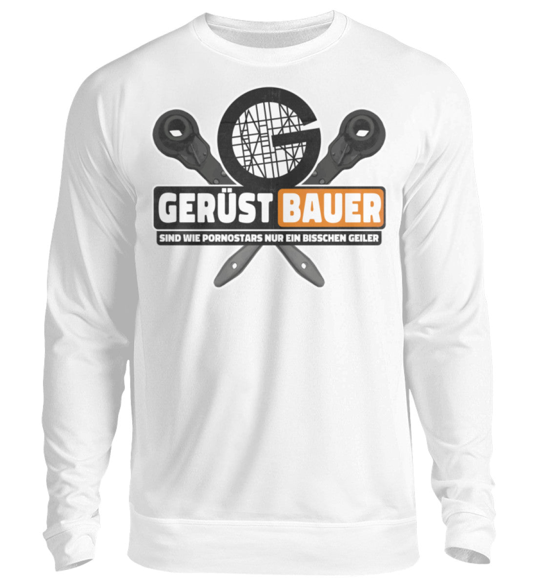 Gerüstbauer - Pullover, 39.95 €, Unisex Sweatshirt Farbe: Arctic White,