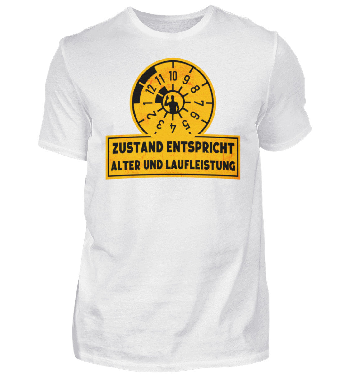 Witzige Herren T-Shirts, Zustand entspricht - Herren Funshirt 20.00 € Farbe: White WORKSWEAR.DE