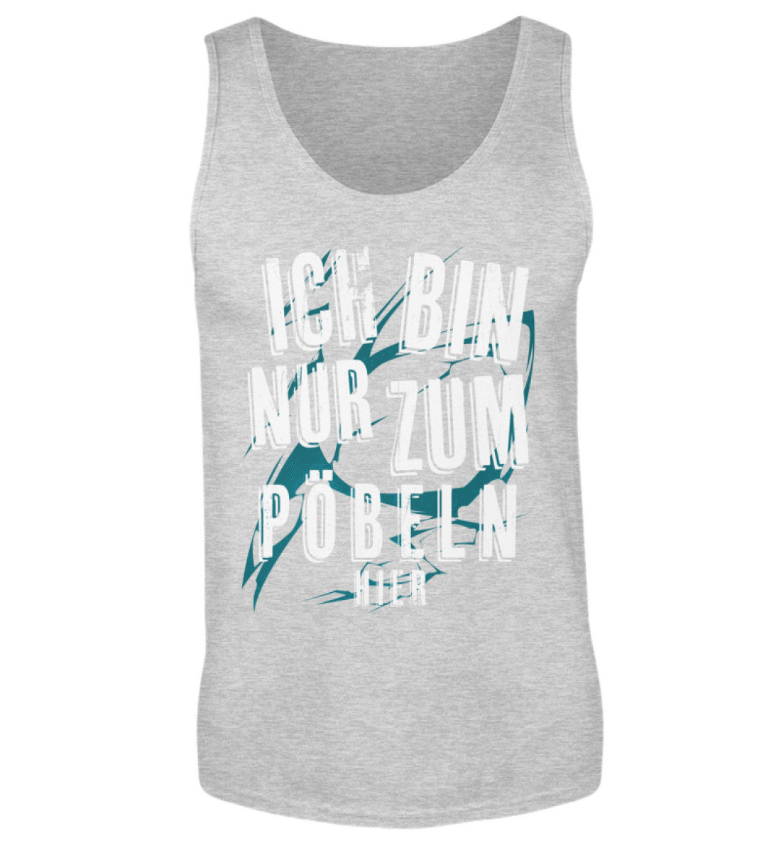 PÖBELN - Herren Tanktop, Herren Tank-Top Farbe: Sport Grey (Heather) 22.95 €