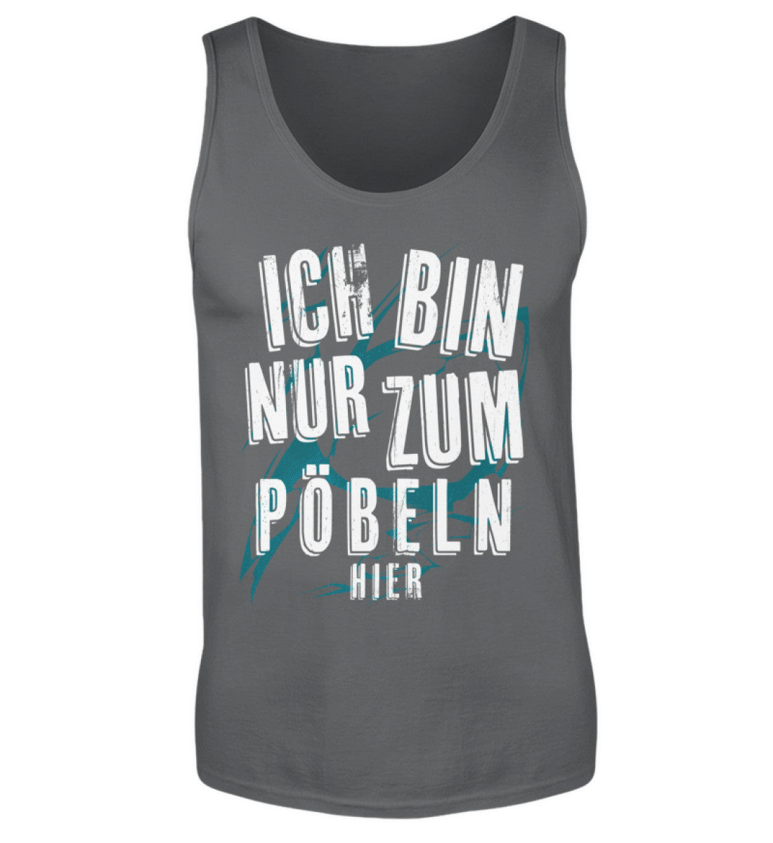 PÖBELN - Herren Tanktop, Herren Tank-Top Farbe: Charcoal (Solid 22.95 €