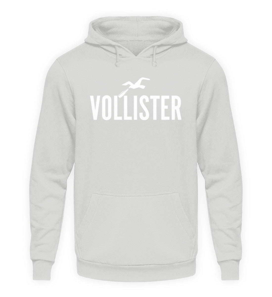 Coole Hoodies, Vollister - Fun Hoodie, 40.00 €, Unisex Hoodie, Farbe: Sport Grey, WORKSWEAR.DE