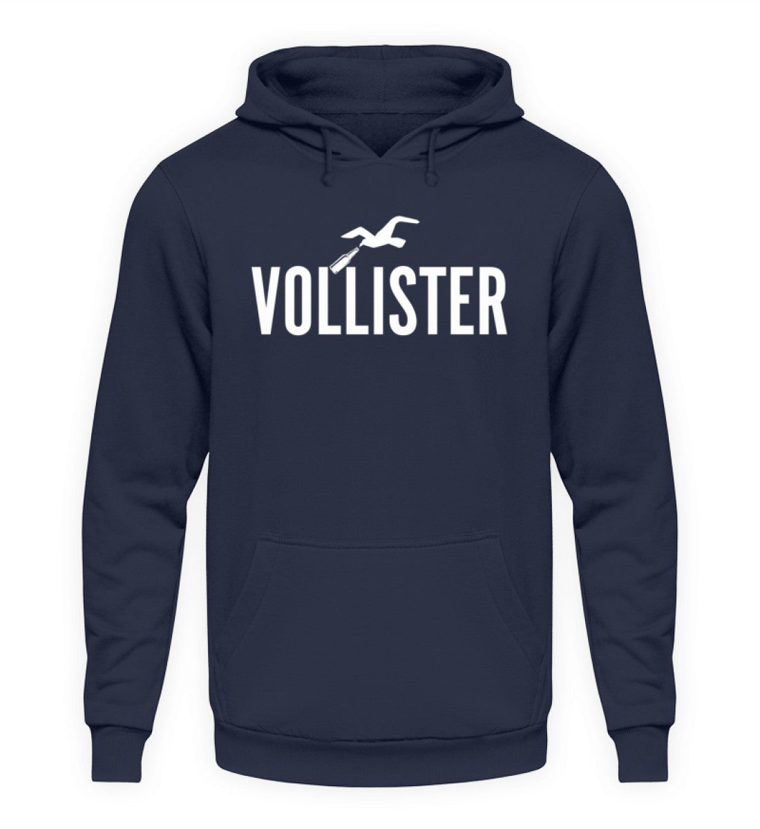 Coole Hoodies, Vollister - Fun Hoodie, 40.00 €, Unisex Hoodie, Farbe: Oxford Navy, WORKSWEAR.DE