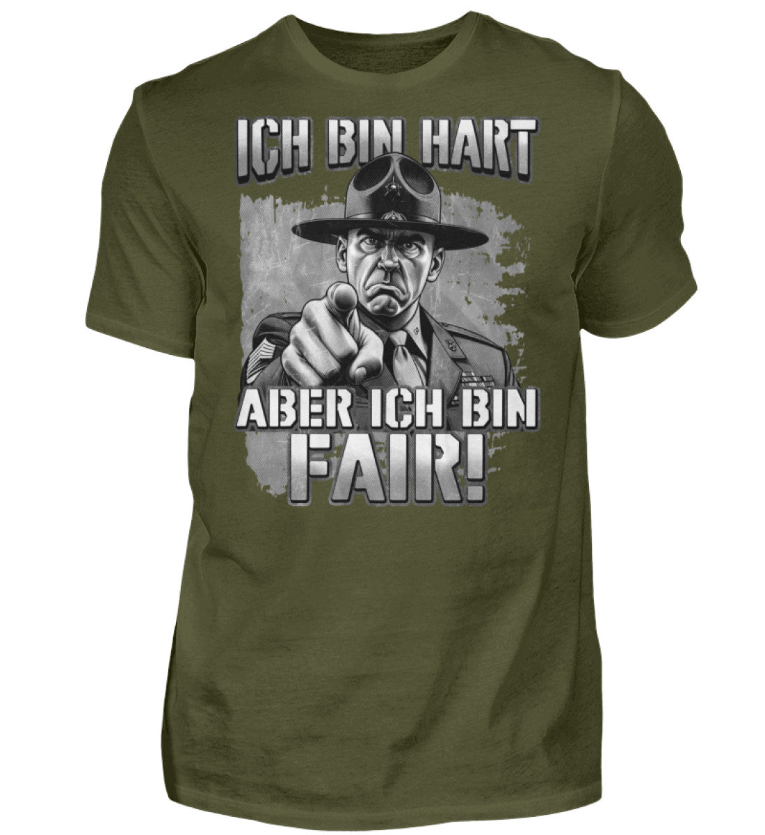 Witzige Herren T-Shirts, ICH BIN HART - Herren Funshirt 20.00 € Farbe: Urban Khaki WORKSWEAR.DE