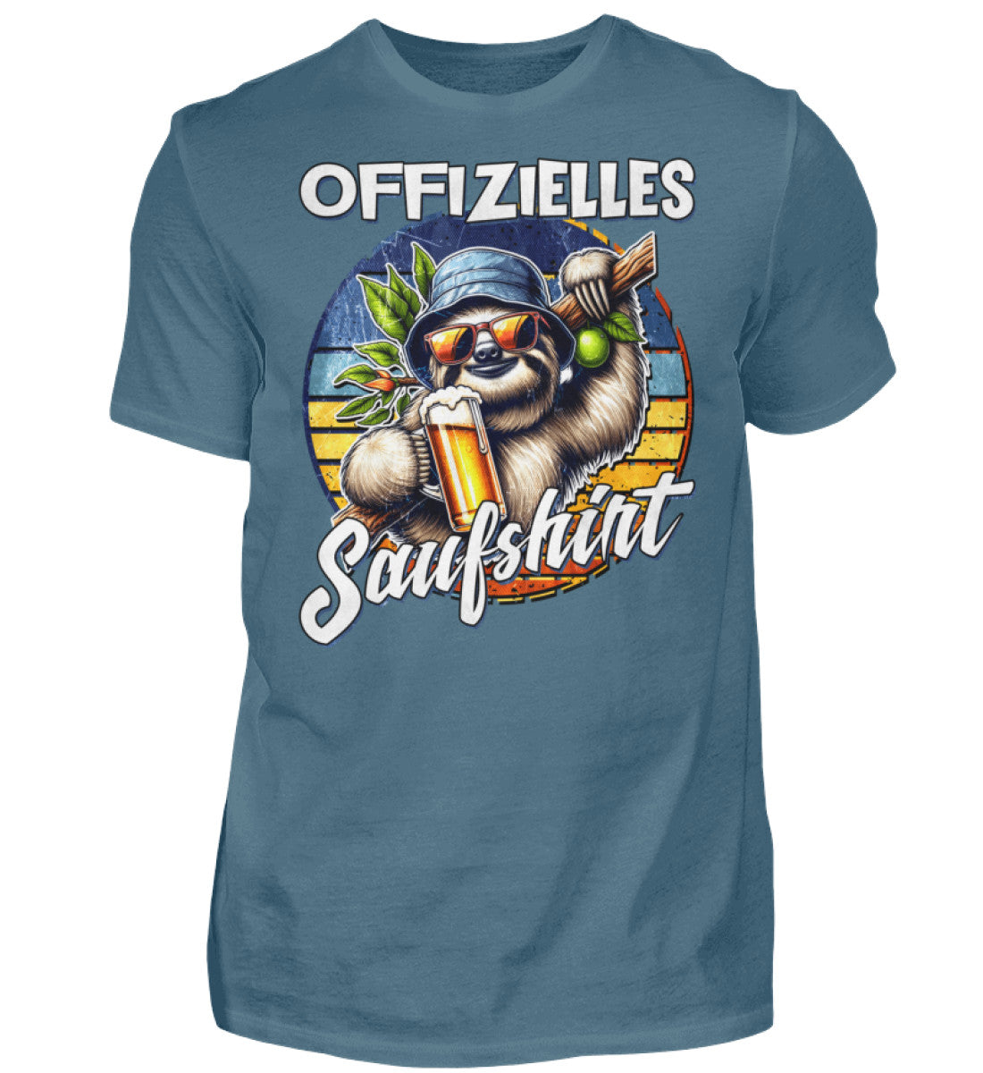Witzige Herren T-Shirts, Offizielles Saufshirt - Herren Fun T-Shirt 20.00 € Farbe: Stone Blue WORKSWEAR.DE
