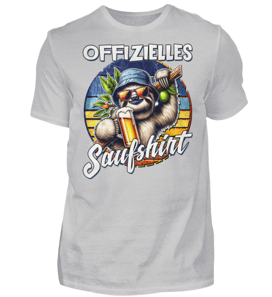 Witzige Herren T-Shirts, Offizielles Saufshirt - Herren Fun T-Shirt 20.00 € Farbe: Pacific Grey WORKSWEAR.DE