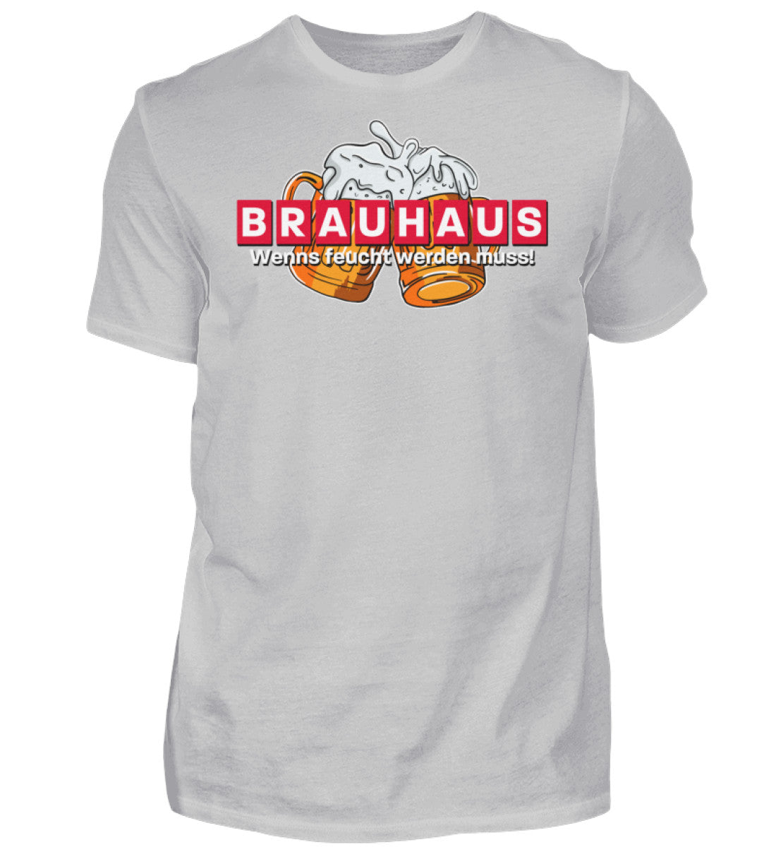 Witzige Herren T-Shirts, Brauhaus - Herren Funshirt 20.00 € Farbe: Pacific Grey WORKSWEAR.DE