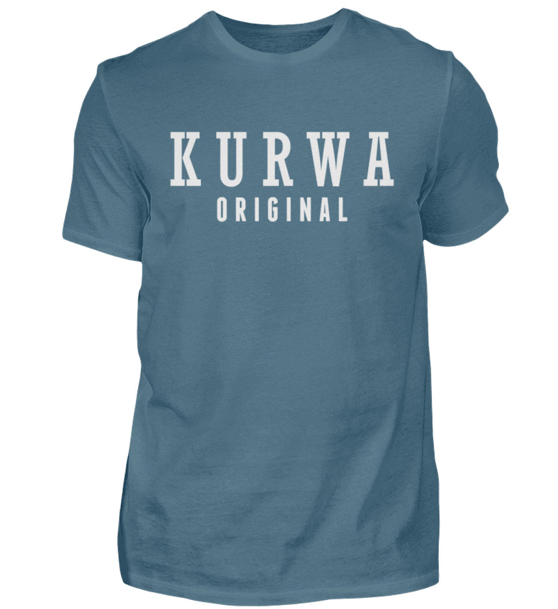 Witzige Herren T-Shirts, KURWA ORIGINAL - Herren Funshirt 20.00 € Farbe: Stone Blue WORKSWEAR.DE