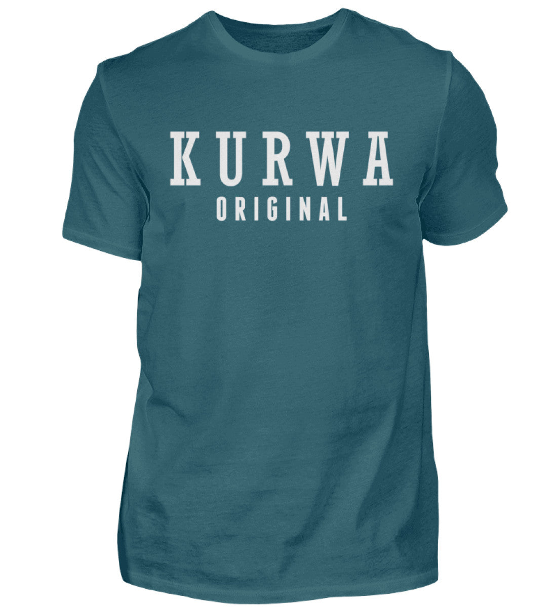 Witzige Herren T-Shirts, KURWA ORIGINAL - Herren Funshirt 20.00 € Farbe: Diva Blue WORKSWEAR.DE