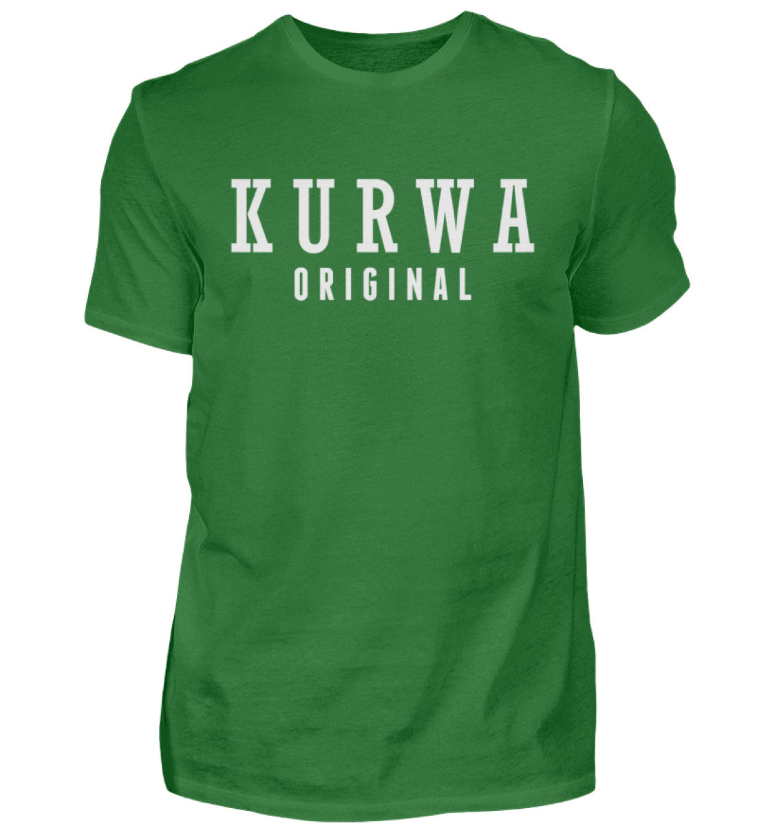 Witzige Herren T-Shirts, KURWA ORIGINAL - Herren Funshirt 20.00 € Farbe: Kelly Green WORKSWEAR.DE