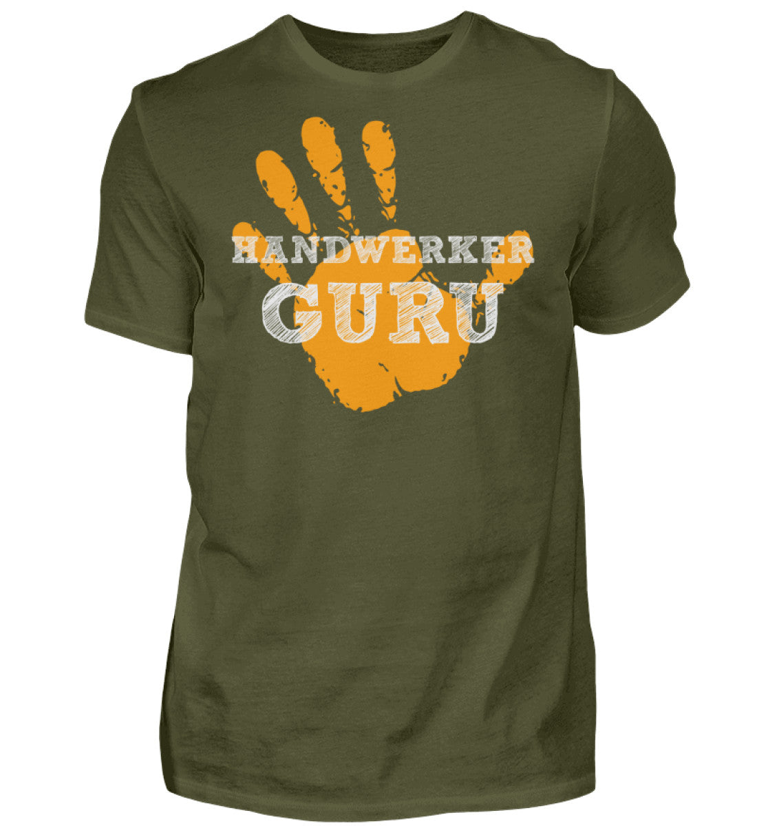 Witzige Herren T-Shirts, Handwerker Guru - Herren Funshirt 20.00 € Farbe: Urban Khaki WORKSWEAR.DE