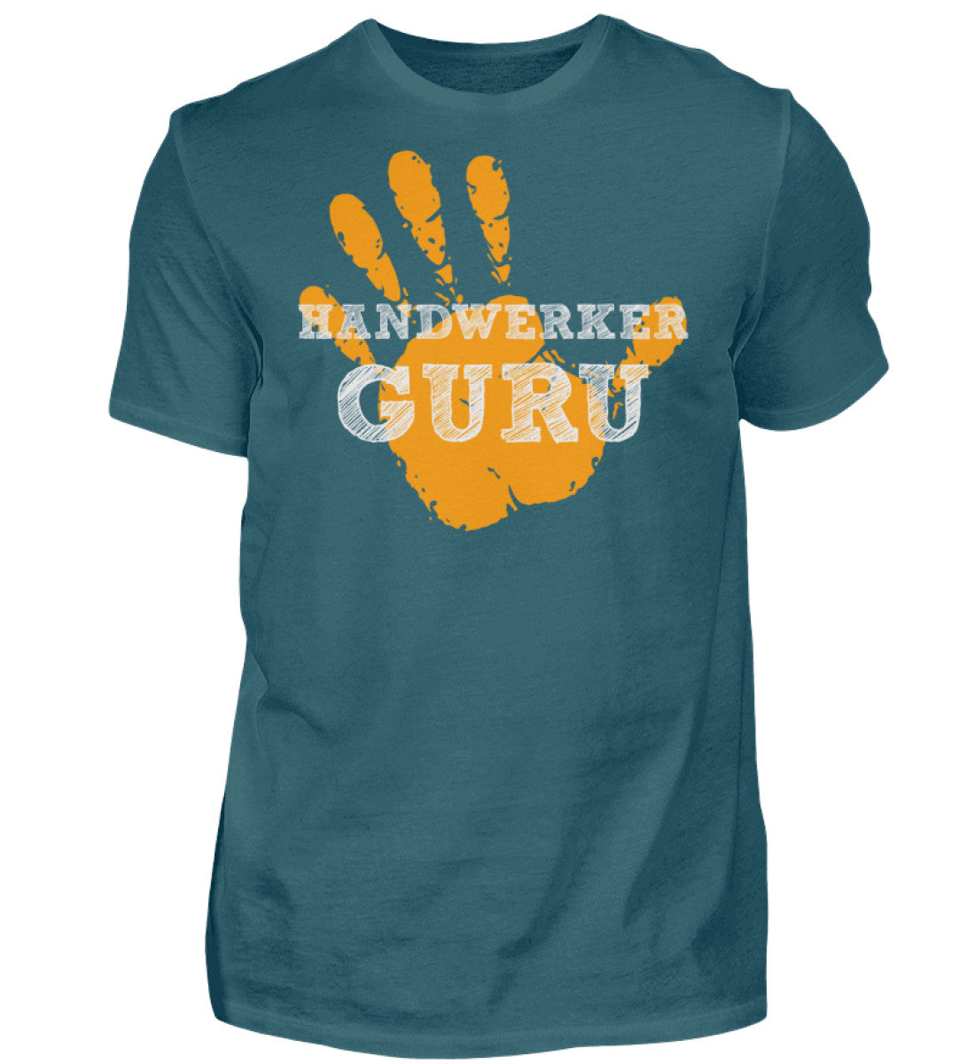 Witzige Herren T-Shirts, Handwerker Guru - Herren Funshirt 20.00 € Farbe: Diva Blue WORKSWEAR.DE
