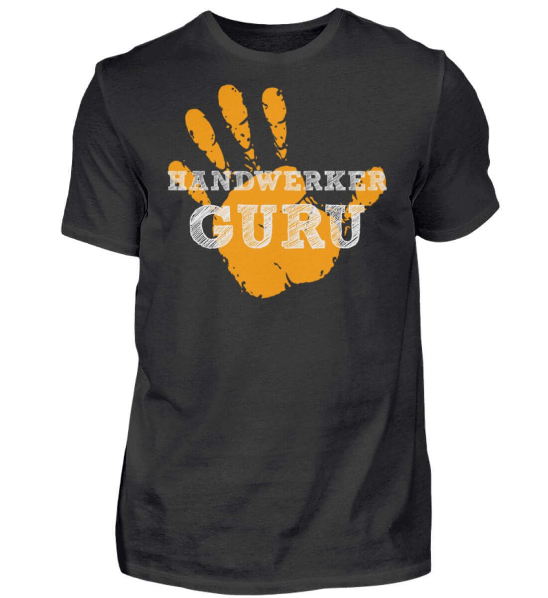 Witzige Herren T-Shirts, Handwerker Guru - Herren Funshirt 20.00 € Farbe: Black WORKSWEAR.DE