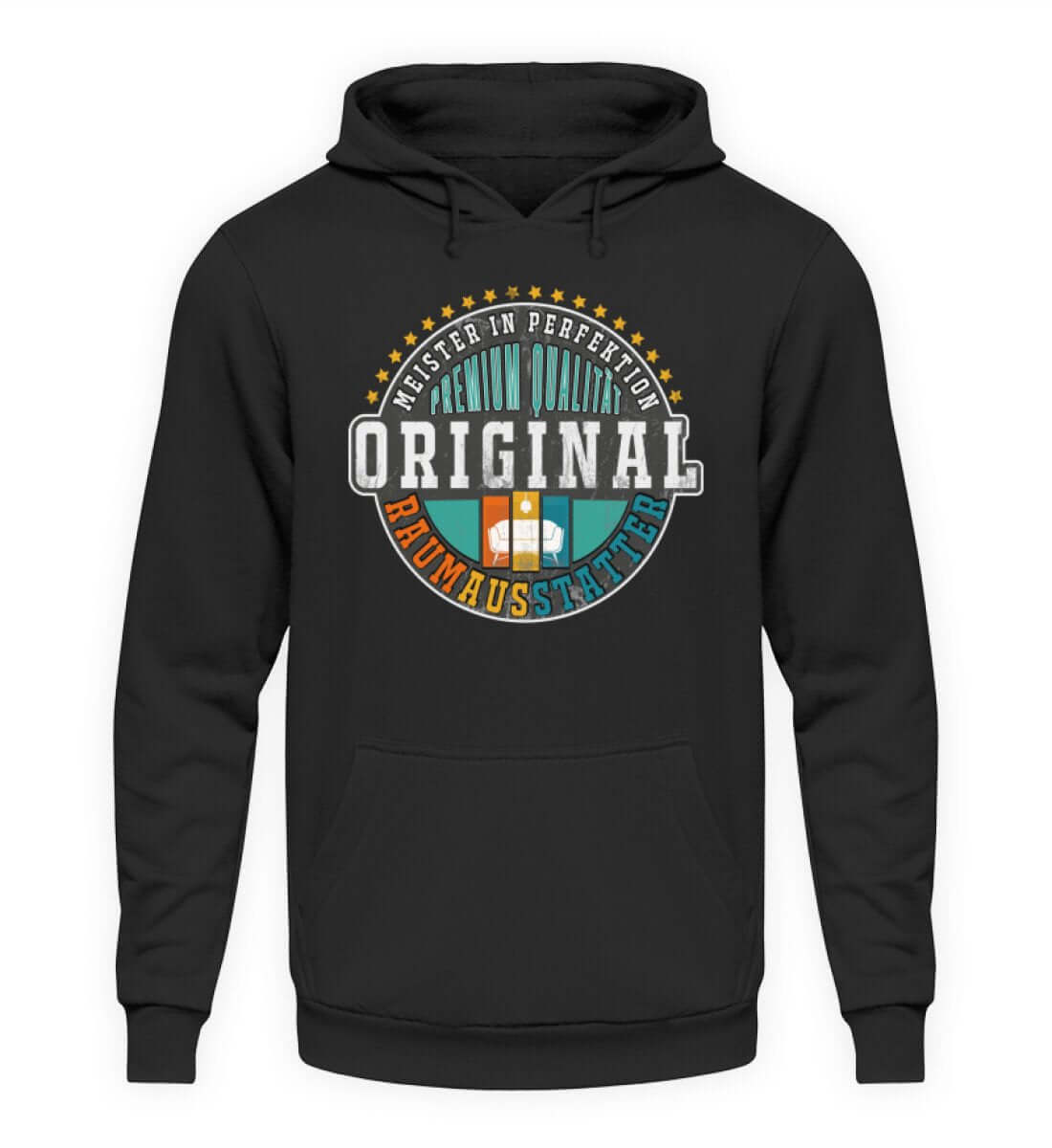 Handwerker Hoodie Raumausstatter www.handwerkerfashion.de