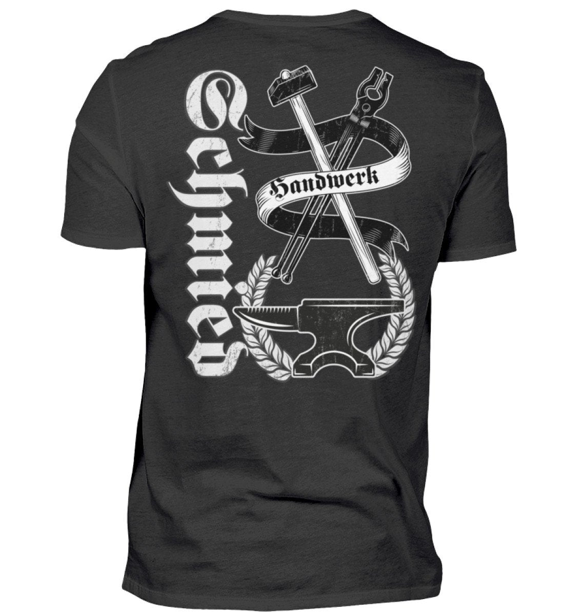 Schmied Handwerk / Handwerker T-Shirt schwarz