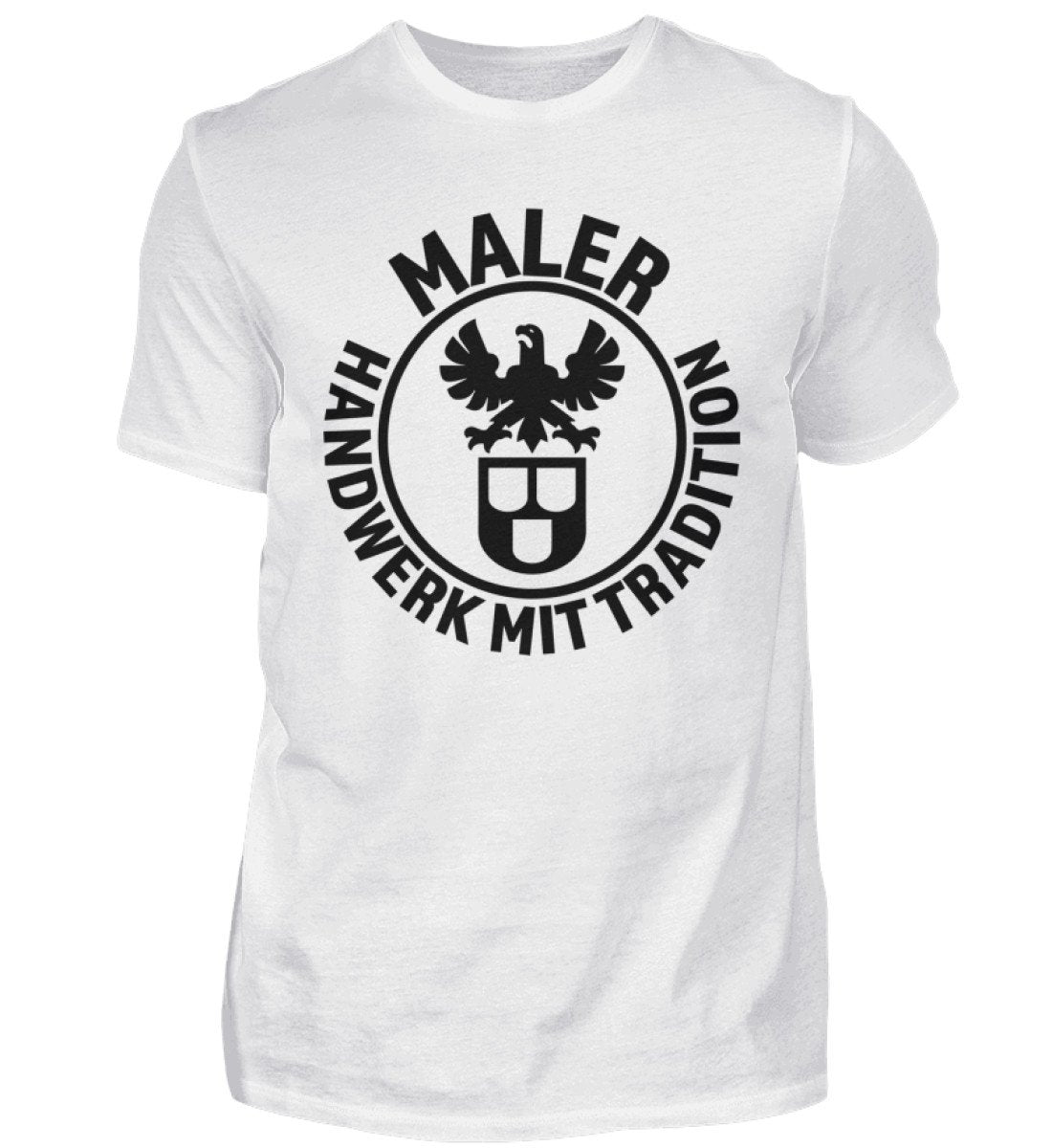 Arbeitskleidung für Maler & Lackierer: Arbeitsjacke und Arbeits T-Shirt – perfekte Geschenkidee für Handwerker.