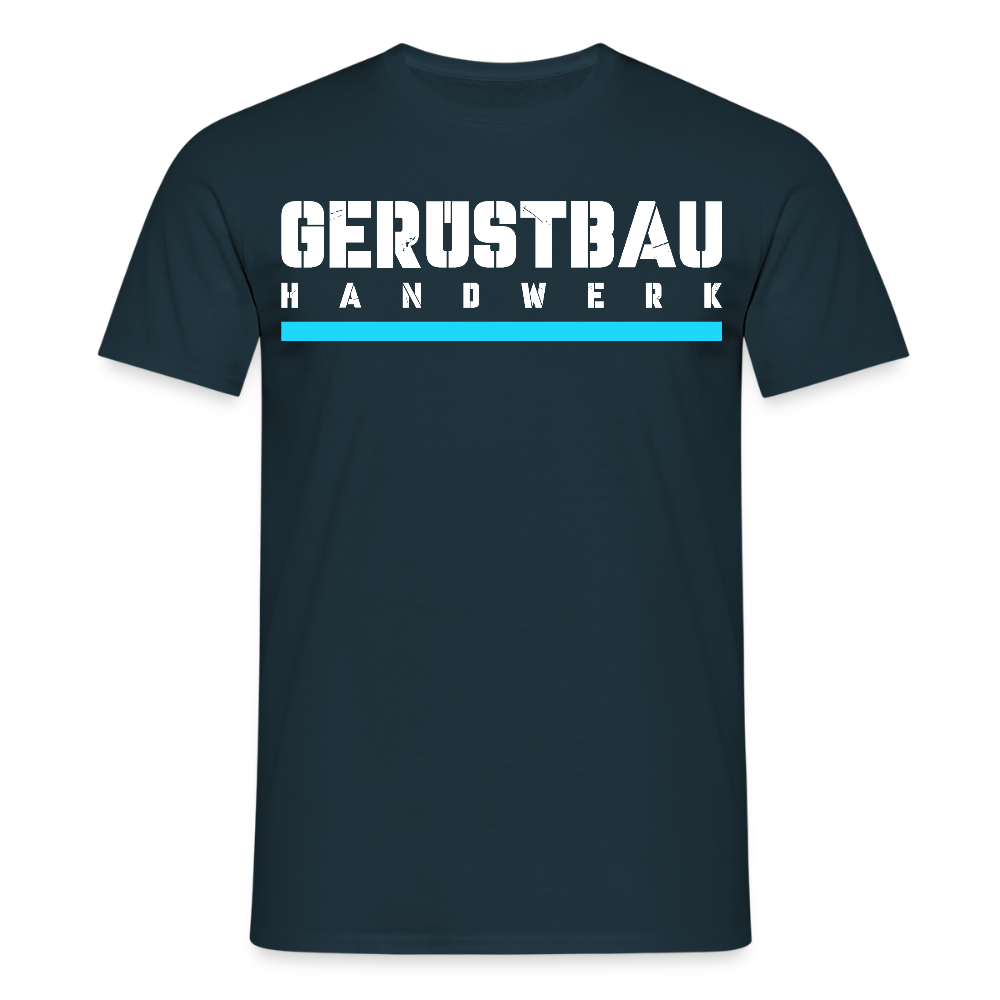 Gerüstbau Handwerk - T-Shirt - Navy