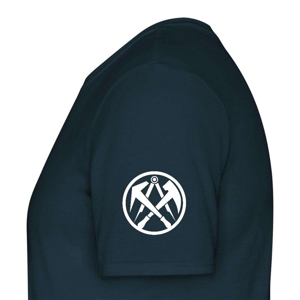 Dachdecker Handwerker T-Shirt - Navy