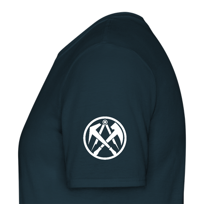 Dachdecker Handwerker T-Shirt - Navy
