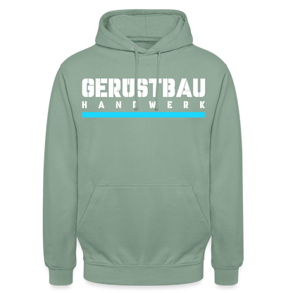 Gerüstbau Handwerk -  Hoodie - Graugrün