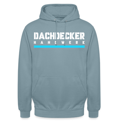 Dachdecker Handwerker Hoodie - Nebelblau